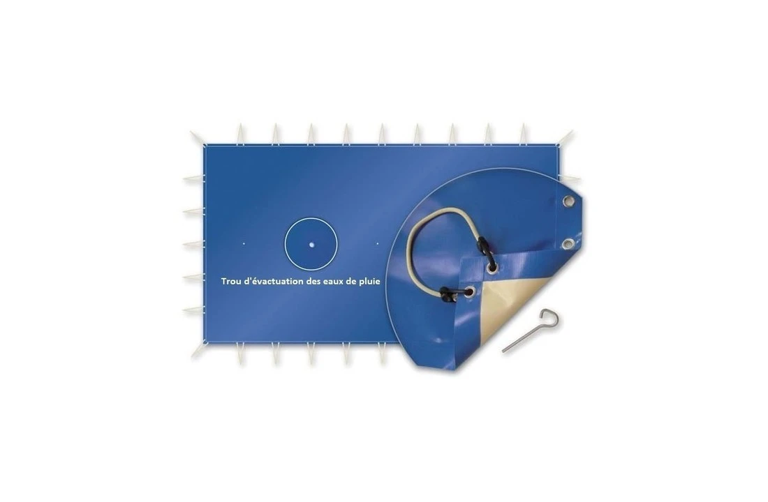 Albon Albliges Zwembad Winterzeil PVC 550gr/m2 Skin Cold C-vormen - Afbeelding 2