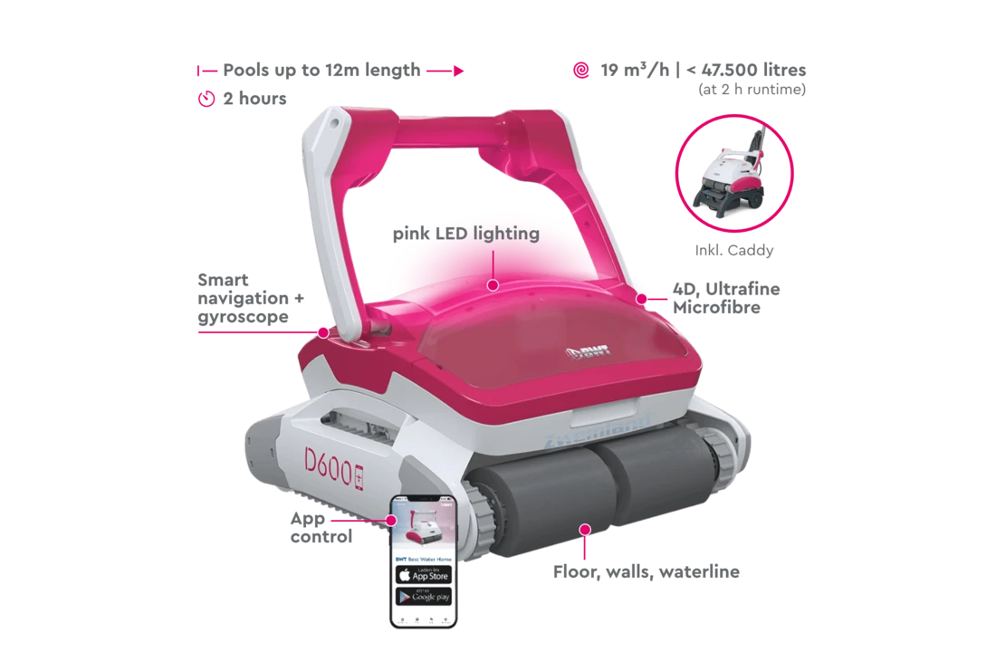 BWT BWT Elektrische Zwembadrobot D600 - Afbeelding 5