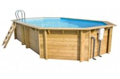 Proswell Houten Zwembaden Tropic Houten Zwembad Octo+ 5.10 4.95 X 3.45 X 1.20 Meter