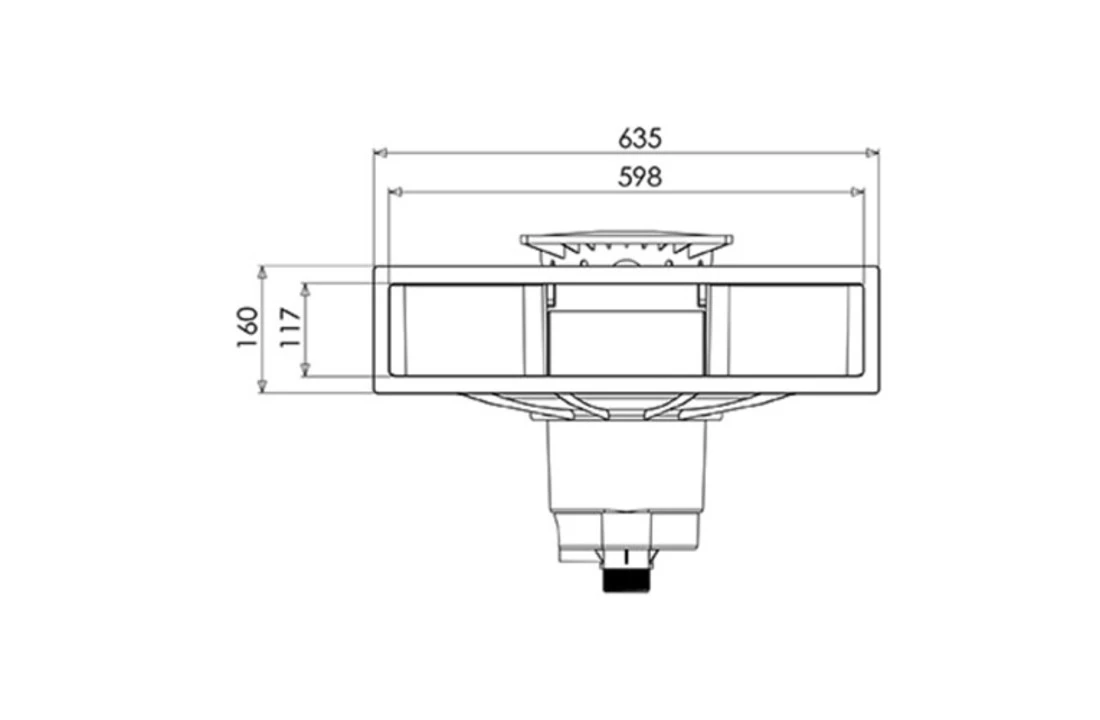 Weltico Weltico Skimmer A600 Hoogwaterlijn Zandkleur Foliebaden - Afbeelding 3